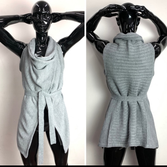 Versatile Wrap Knitted Sweater Cardigan - Picture 4 of 8